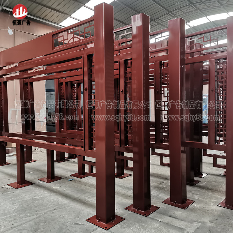 宿遷恒源廣告疫情過(guò)后復產(chǎn)復工，新的一批宣傳欄已批量生產(chǎn)(圖1)