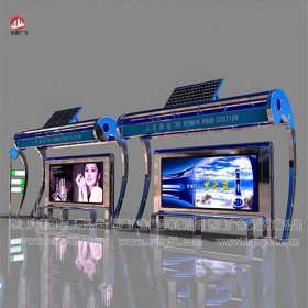 不銹鋼公交候車(chē)亭018