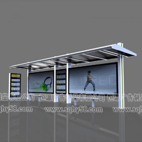 簡(jiǎn)約時(shí)尚候車(chē)亭014