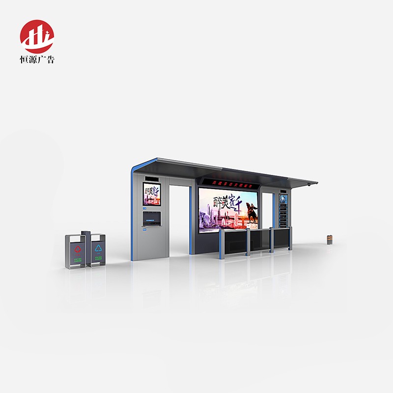 現代公交候車(chē)亭(圖1)