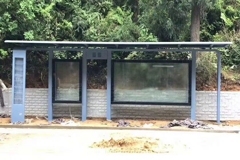 候車(chē)亭廣告垃圾箱批量定制(圖3)